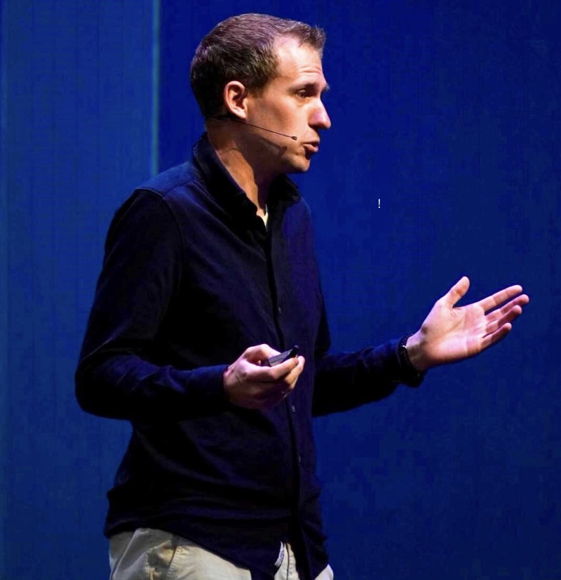 Spreker tijdens een keynote
